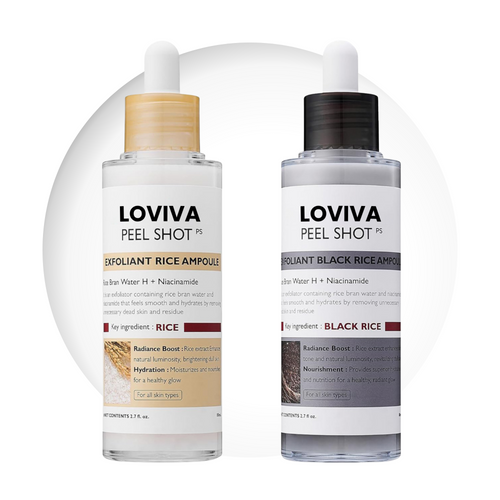 Rice Peel Shot Exfoliant Bundle